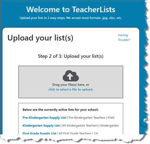 Upload documents 